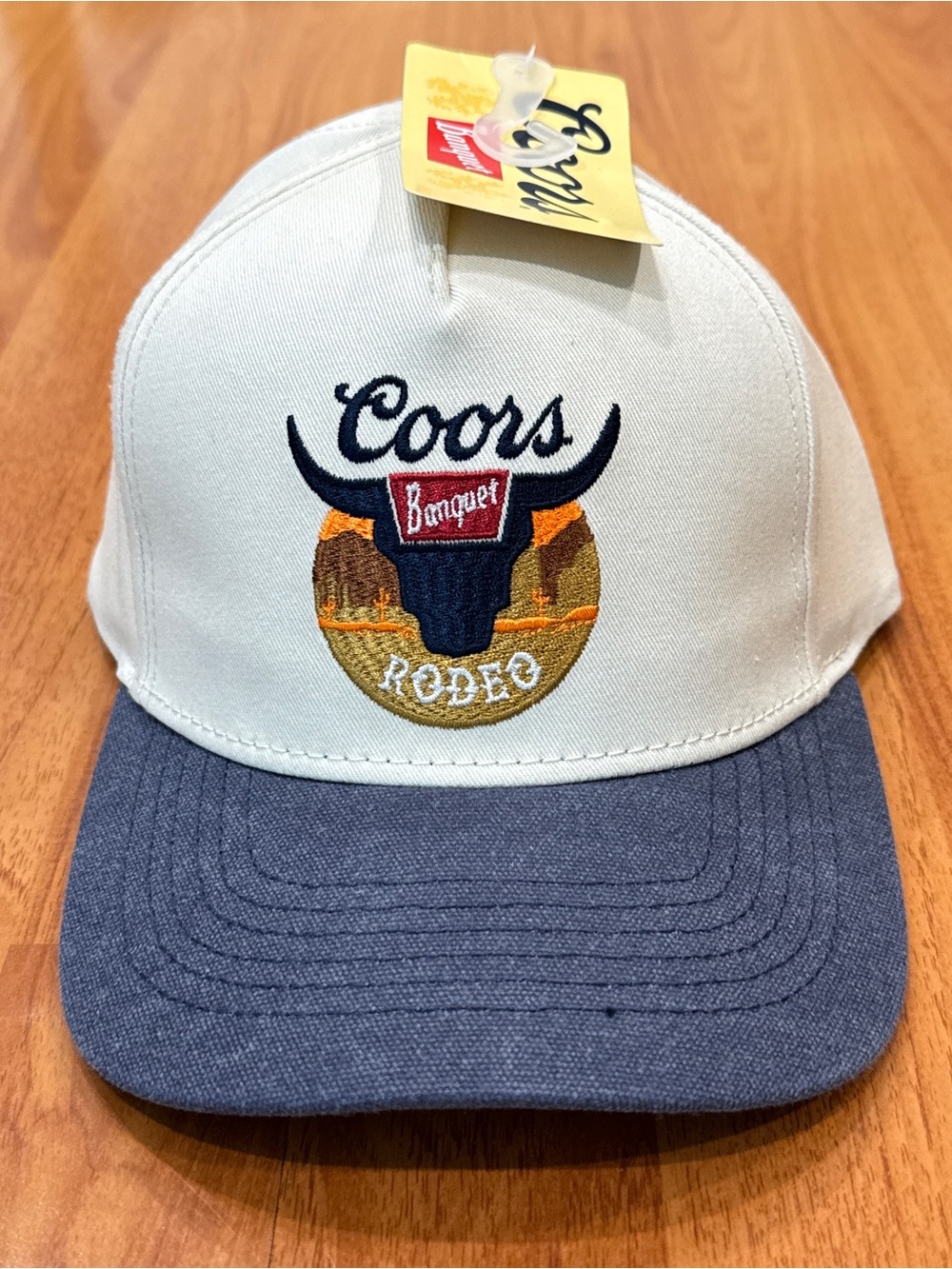 COORS Rodeo Bullhorns Banquet Snapback Hat Brand New One Size Fits Most